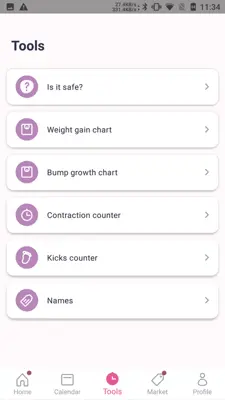 amma: Pregnancy Calendar android App screenshot 0