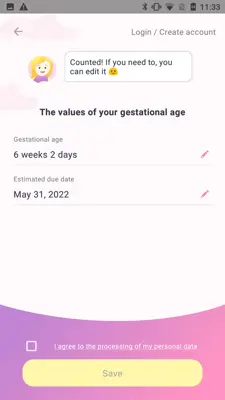 amma: Pregnancy Calendar android App screenshot 4